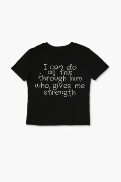 Girls Organically Grown Cotton Graphic Tee (Kids)
