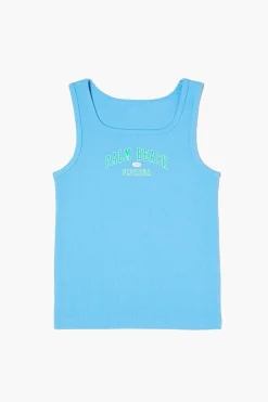 Girls Palm Beach Graphic Tank Top (Kids)