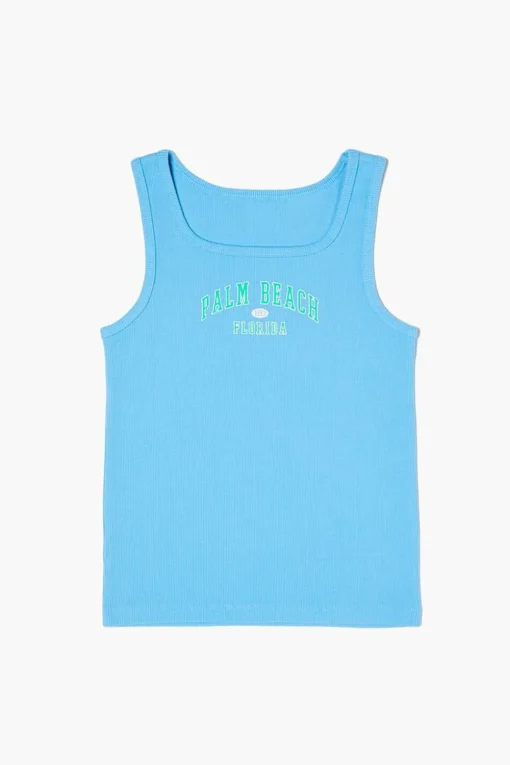 Girls Palm Beach Graphic Tank Top (Kids)