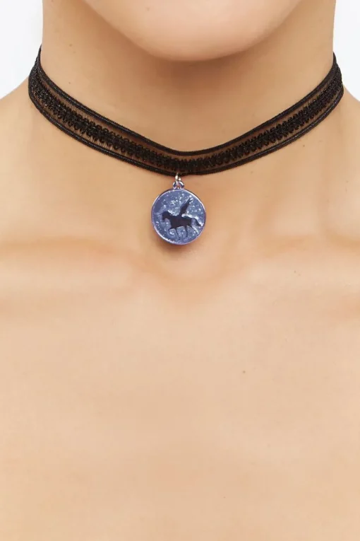 Girls Pegasus Mesh Choker (Kids)