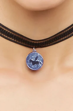 Girls Pegasus Mesh Choker (Kids)