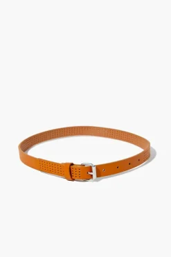 Girls Perforated Faux Leather Belt (Kids)