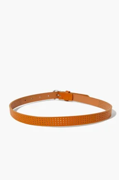 Girls Perforated Faux Leather Belt (Kids)