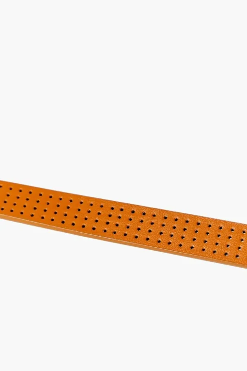 Girls Perforated Faux Leather Belt (Kids)
