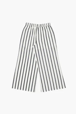Girls Pinstriped Wide-Leg Pants (Kids)