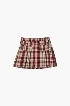 Girls Plaid A-Line Skirt (Kids)