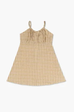 Girls Plaid Cami Dress (Kids)