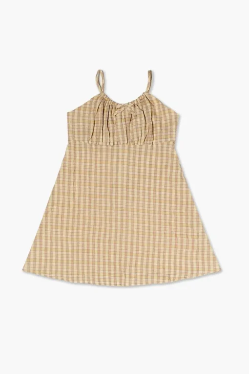 Girls Plaid Cami Dress (Kids)