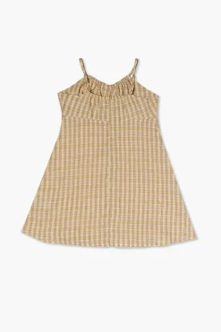 Girls Plaid Cami Dress (Kids)