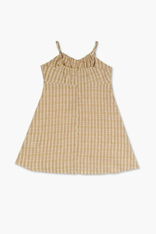 Girls Plaid Cami Dress (Kids)