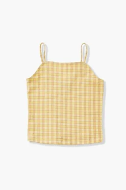 Girls Plaid Cami (Kids)