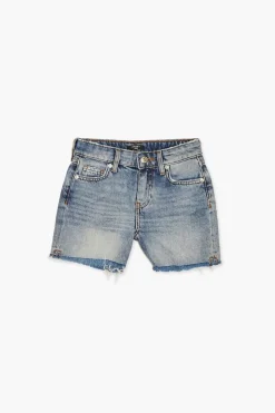 Girls Recycled Cotton Denim Shorts (Kids)