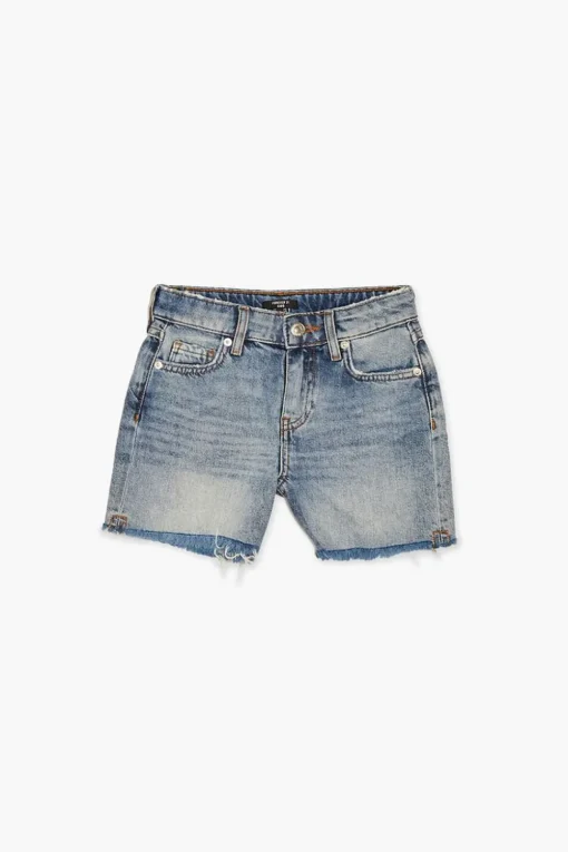 Girls Recycled Cotton Denim Shorts (Kids)
