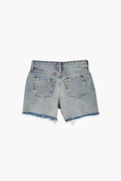 Girls Recycled Cotton Denim Shorts (Kids)