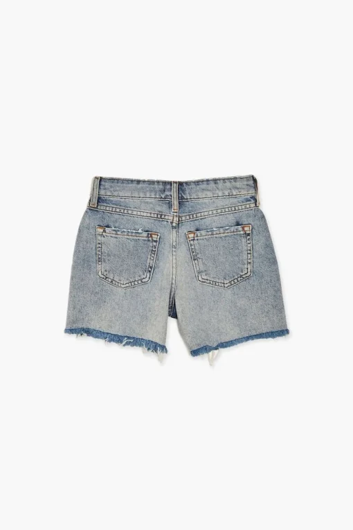 Girls Recycled Cotton Denim Shorts (Kids)