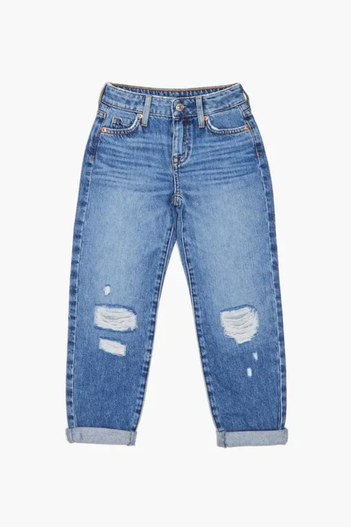 Girls Recycled Cotton Jeans (Kids)