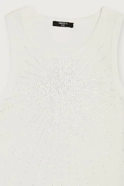 Girls Rhinestone Star Tank Top (Kids)