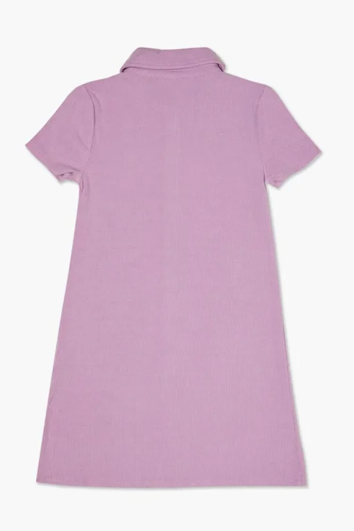 Girls Ribbed Knit Shirt Dress (Kids)