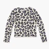 Girls Ribbed Leopard Tee (Kids)