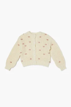 Girls Rose Cardigan Sweater (Kids)