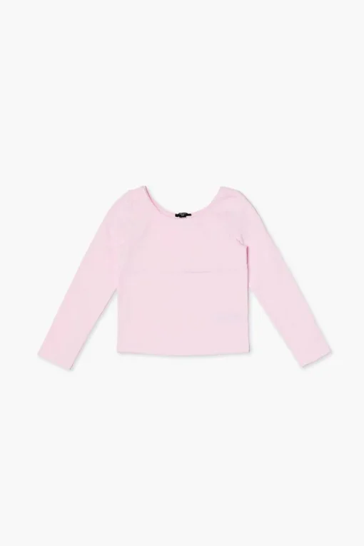 Girls Scoop Neck Long-Sleeve Tee (Kids)
