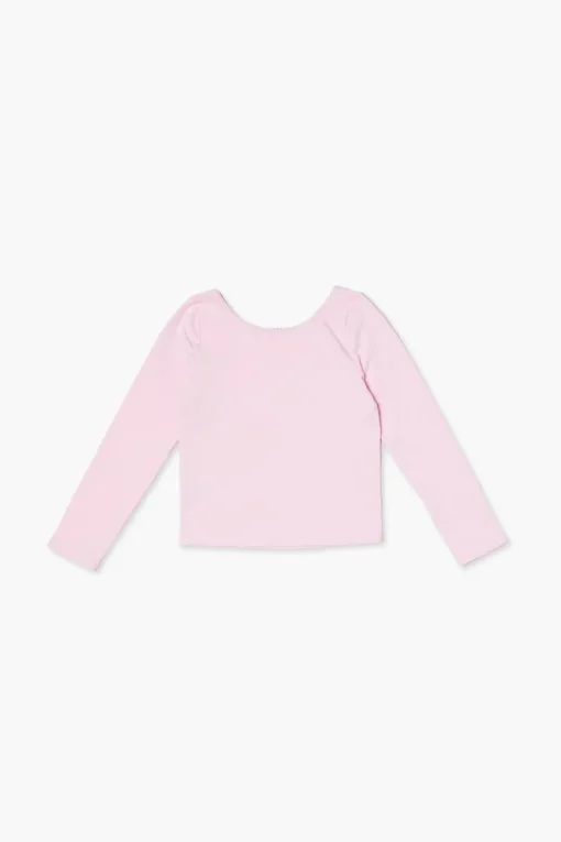 Girls Scoop Neck Long-Sleeve Tee (Kids)