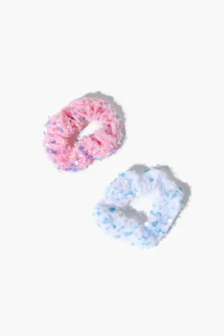 Girls Sequin Hair Scrunchie Set (Kids)