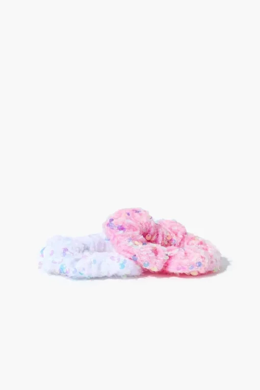 Girls Sequin Hair Scrunchie Set (Kids)