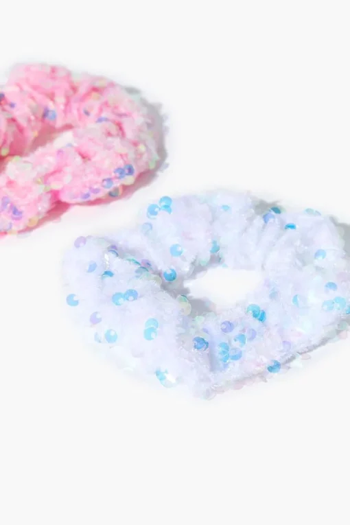 Girls Sequin Hair Scrunchie Set (Kids)