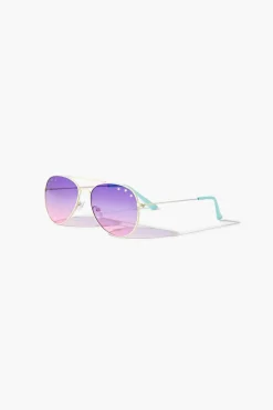 Girls Star Aviator Sunglasses (Kids)
