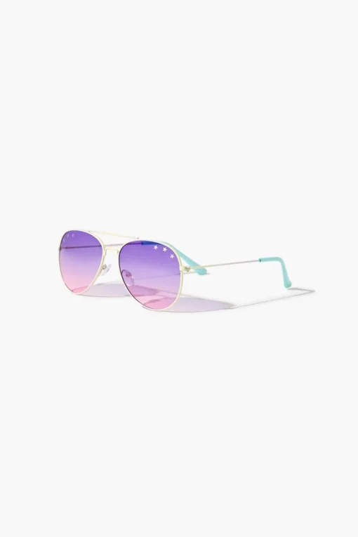 Girls Star Aviator Sunglasses (Kids)