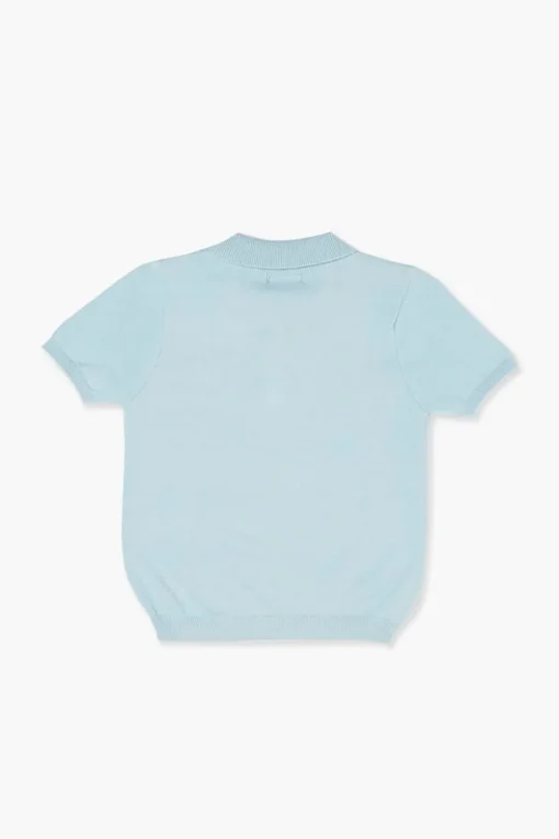 Girls Sweater-Knit Polo Shirt (Kids)