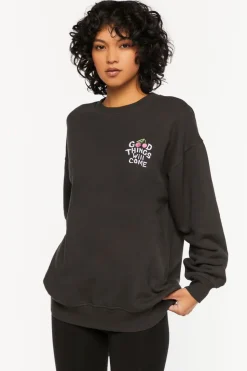 Good Things Will Come Graphic Pullover