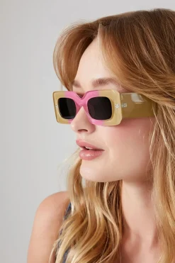 Gradient Rectangular Sunglasses