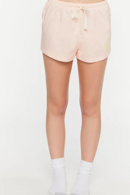 Graphic Tee & Shorts Pajama Set