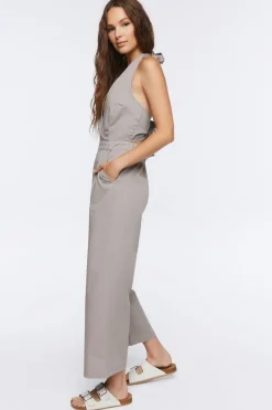 Halter Tie-Back Jumpsuit