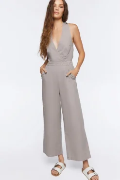 Halter Tie-Back Jumpsuit