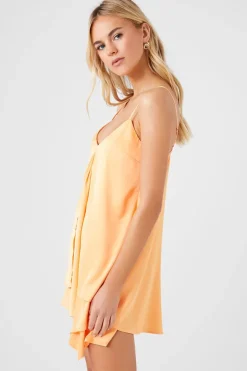 Handkerchief Satin Cami Dress