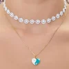 Happy Face & Yin Yang Necklace Set