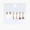 Happy Face Charm Earring Set