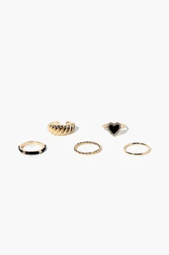 Heart Ring Set