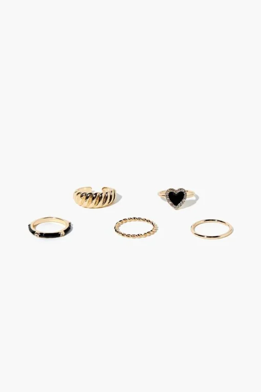 Heart Ring Set