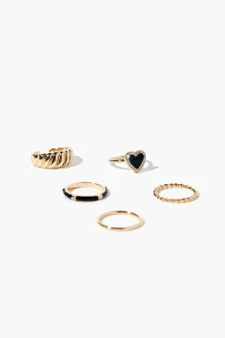 Heart Ring Set
