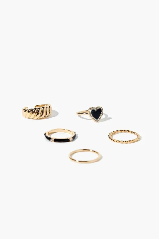 Heart Ring Set