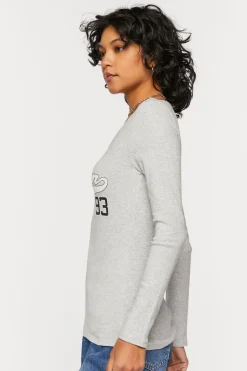 Heathered Austin Graphic Henley Tee