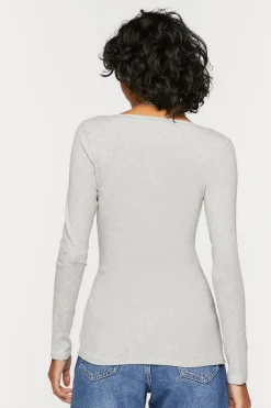 Heathered Austin Graphic Henley Tee