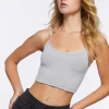 Heathered Dual-Strap Bralette
