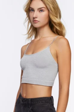Heathered Dual-Strap Bralette