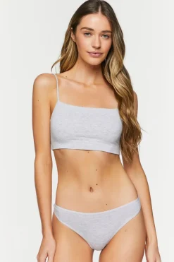 Heathered Thong Panties