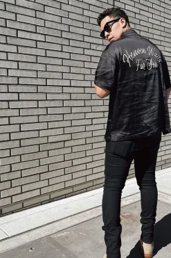 Heaven Waits Embroidered Shirt